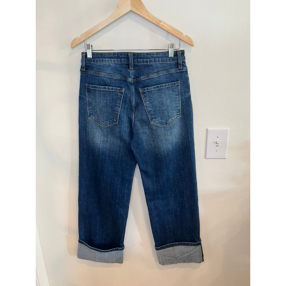 KUT from the Kloth Sienna High Rise Wide Leg Cropped Jeans 4 - Picture 2 of 4